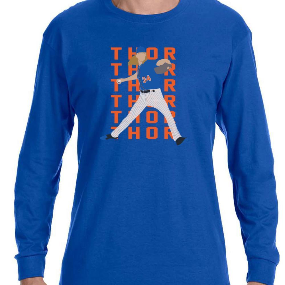 New York Mets Noah Syndergaard Sweatshirt Shirt - Picture 1 of 4